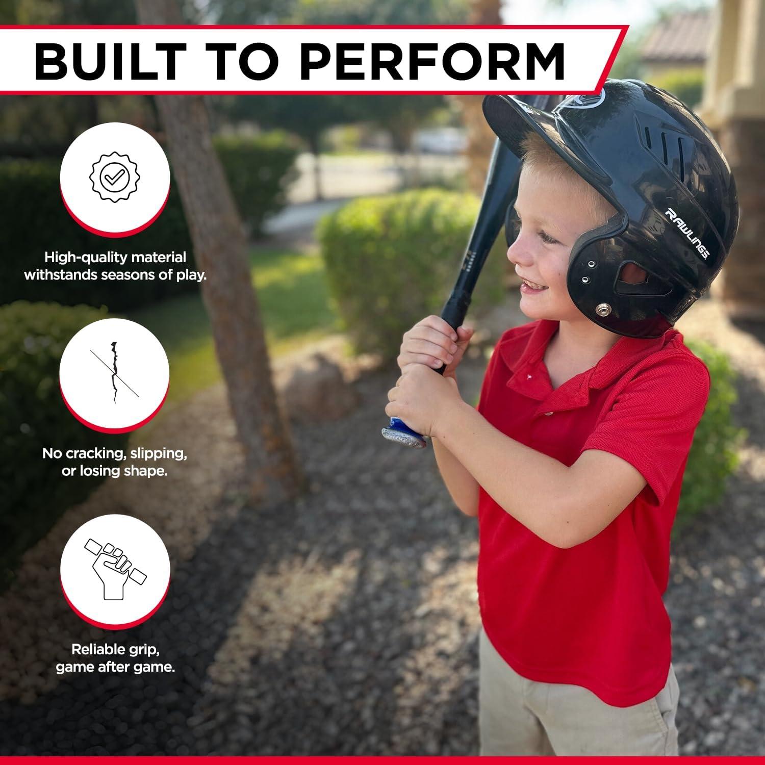 Mango de Softball Grip-N-Rip II Antideslizante Negro/Verde