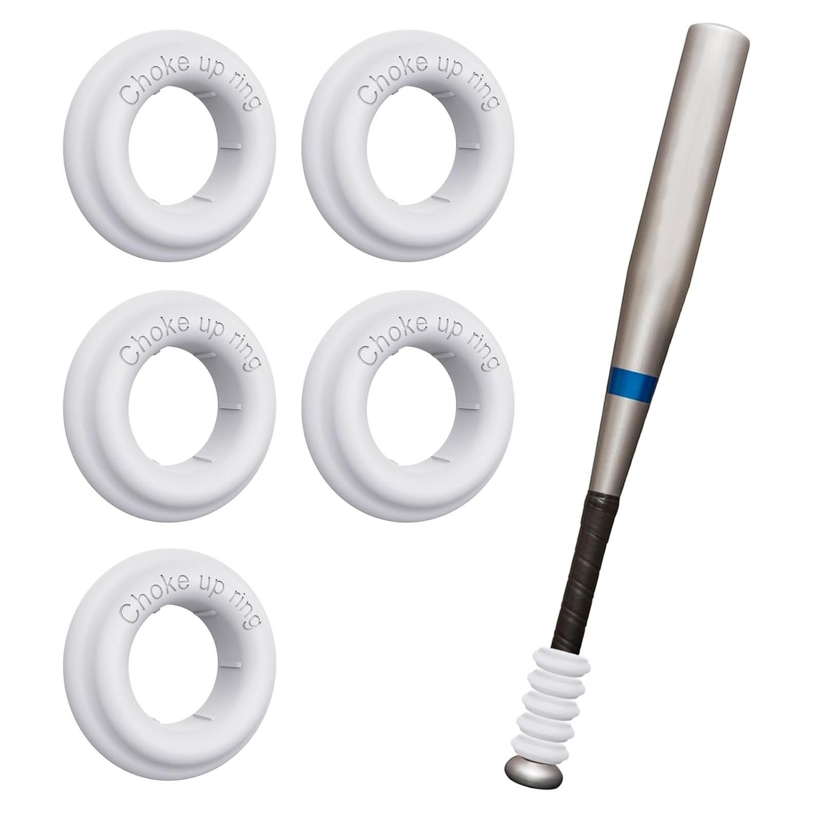 5 Anillos Choke Up para Bate de Béisbol MIPREZT - Silicona Suave