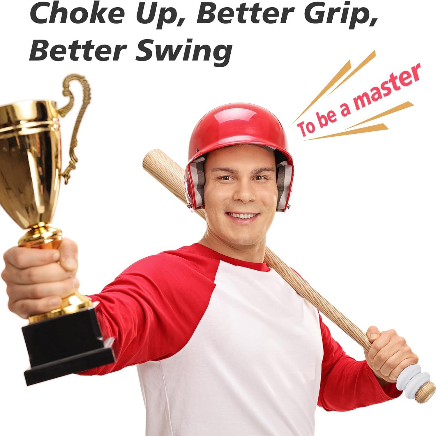 5 Anillos Choke Up para Bate de Béisbol MIPREZT - Silicona Suave