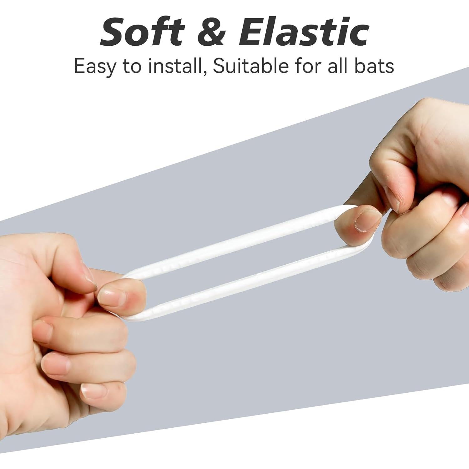 5 Anillos Choke Up para Bate de Béisbol MIPREZT - Silicona Suave