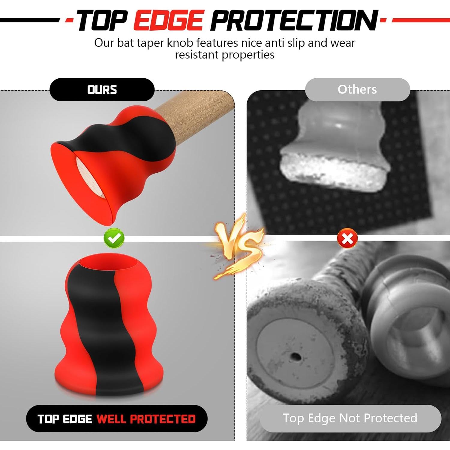 Perilla de Taper de Bate Gemscream + 2 Muñequera Absorbente