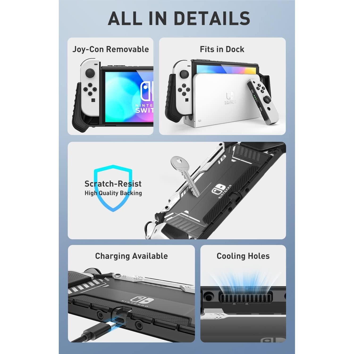 Funda i-Blason Armorbox para Nintendo Switch OLED 2021