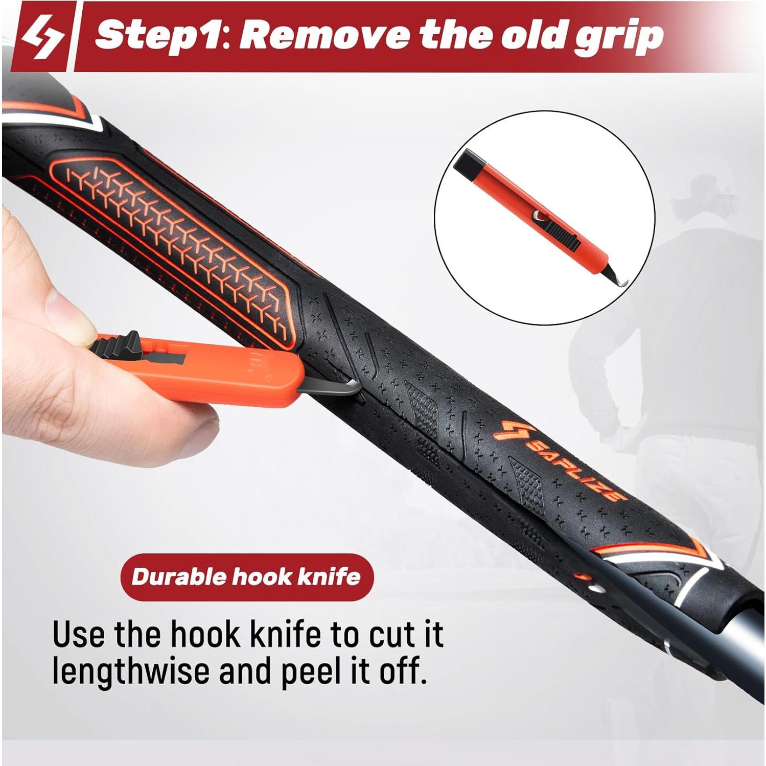 Kit de Regripado SAPLIZE - 5oz Solvente, 15 Cintas, Herramientas