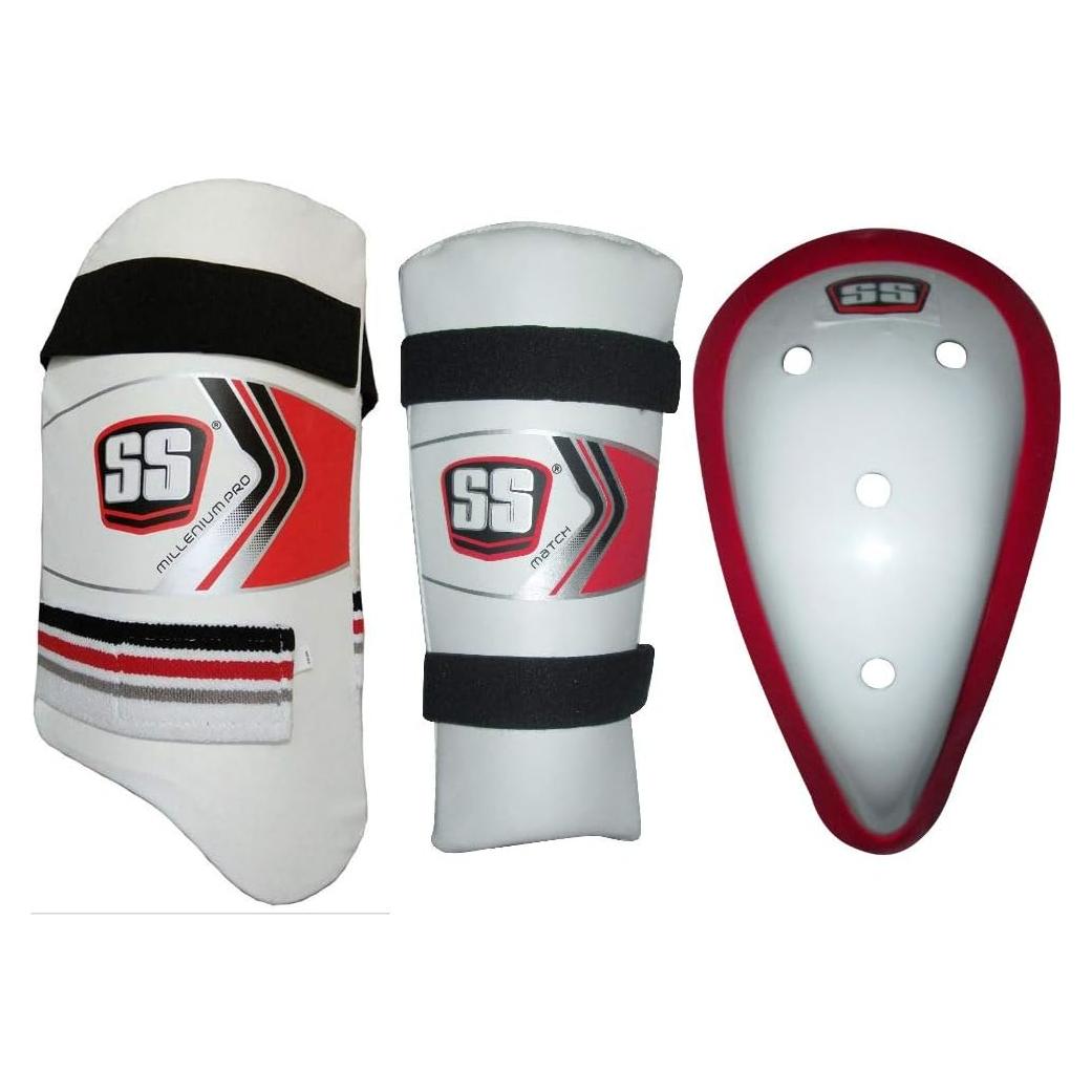 Combo de Protección Cricket SS para Bateadores Diestros - Adulto y Juvenil