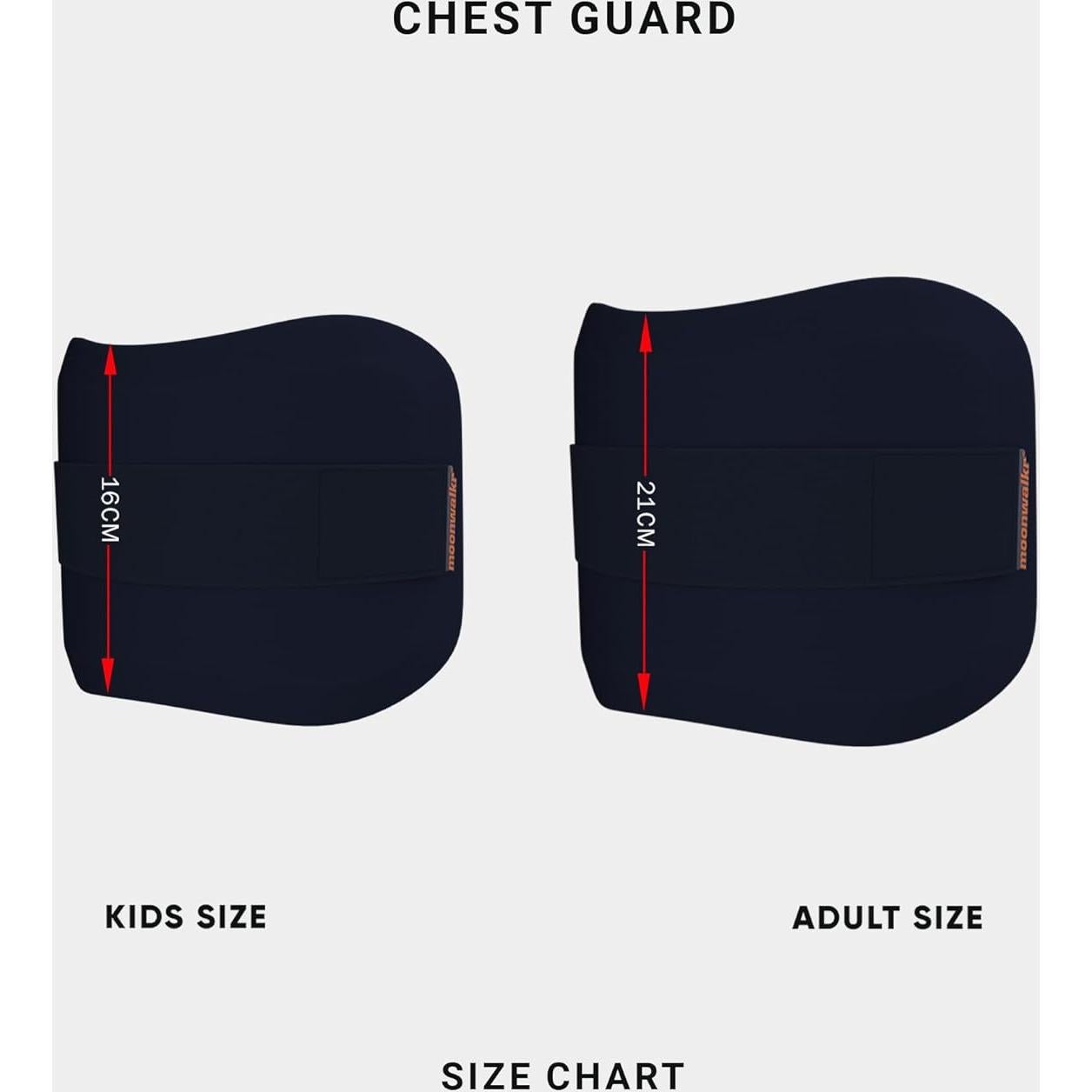 Protector de pecho cricket moonwalkr adulto azul