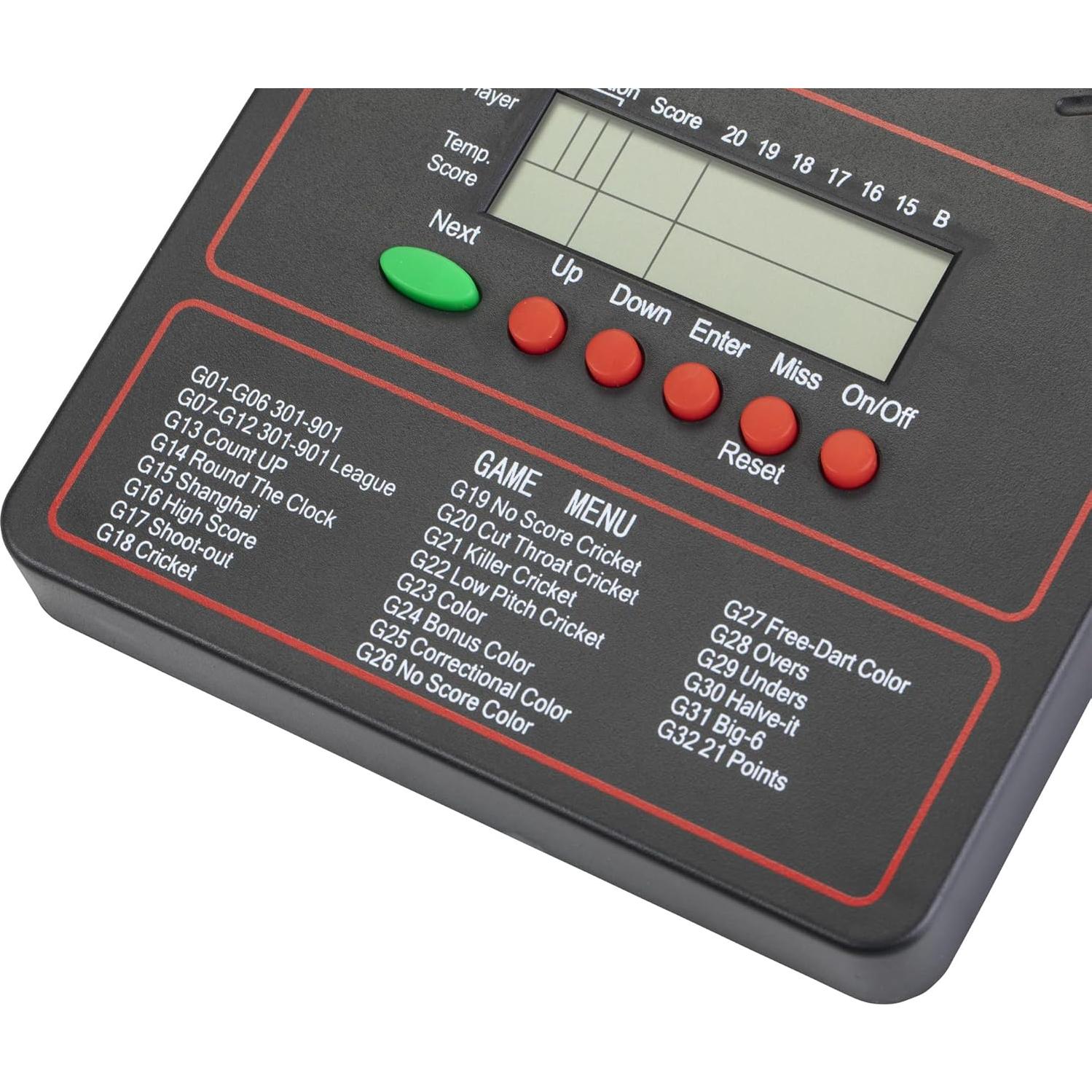 Anotador Electrónico de Dardos Accudart E-Score LCD 18 Juegos