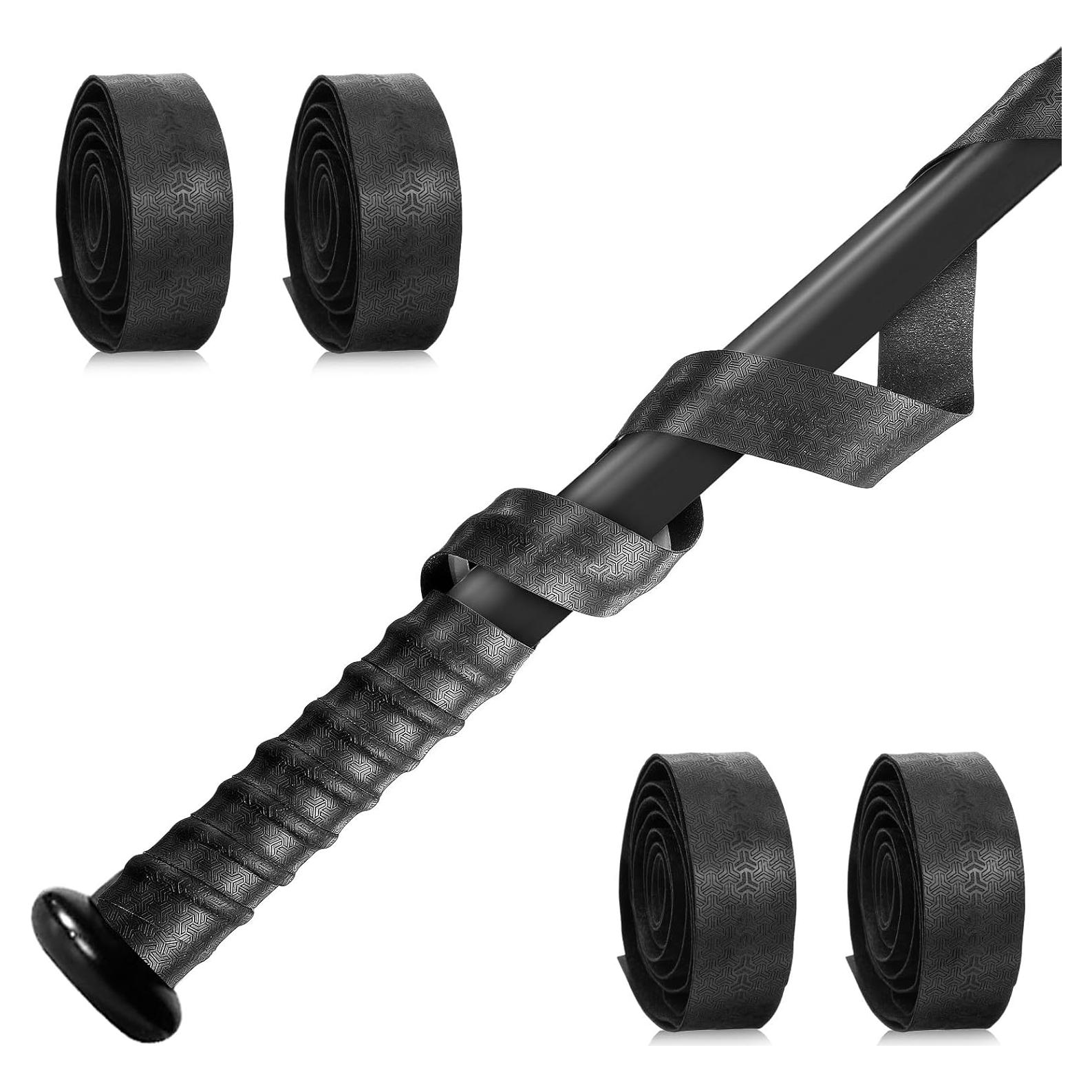 Cinta Antideslizante para Bate MBAIYO 4 Pcs 117.6 cm Negro
