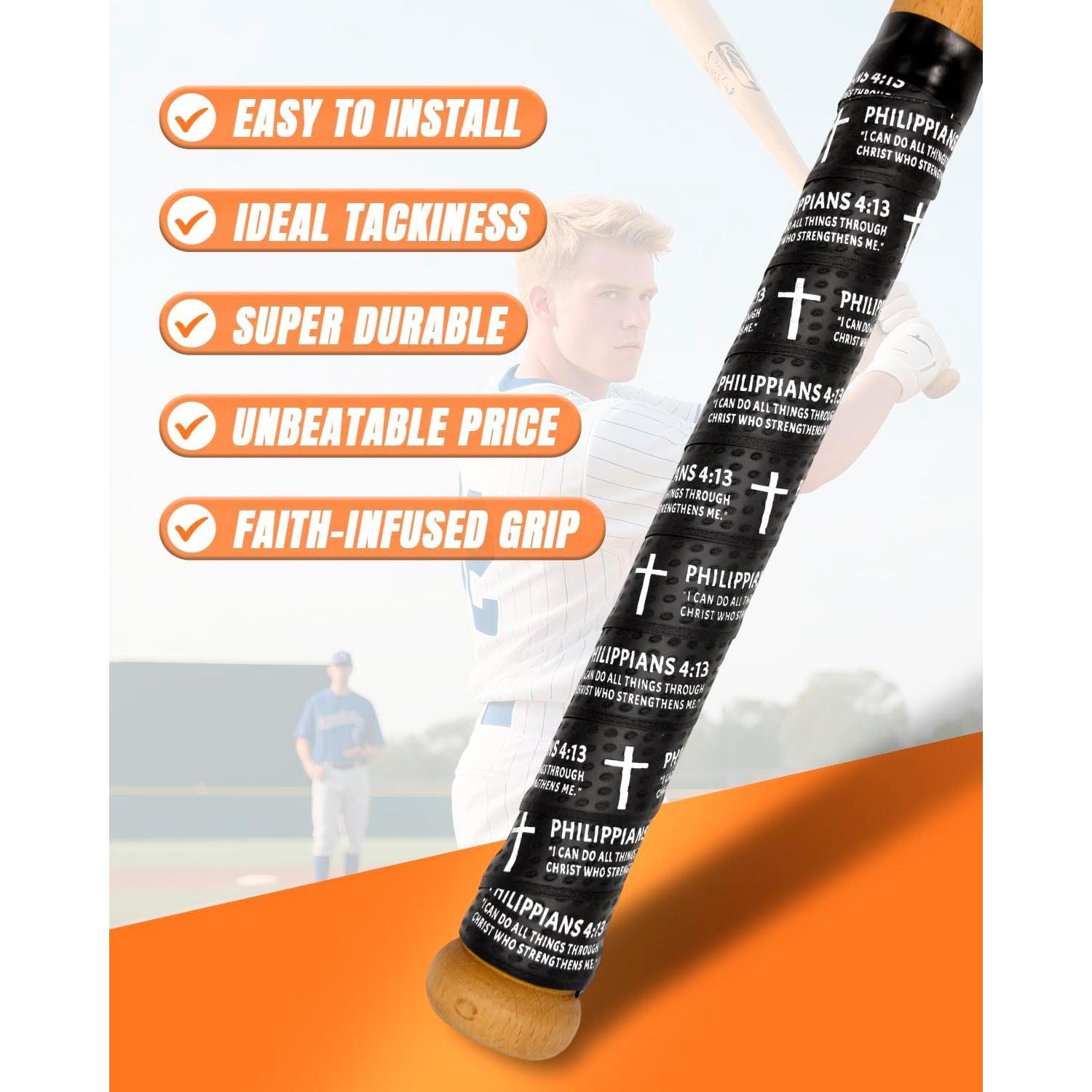 Cinta de Agarre para Bate de Béisbol Piemow 1.5mm Antideslizante