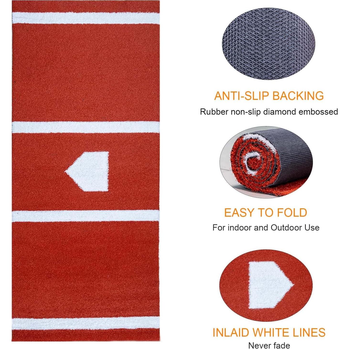 Alfombra de Bateo Portátil QUORYTH 3.05x1.16m Antideslizante