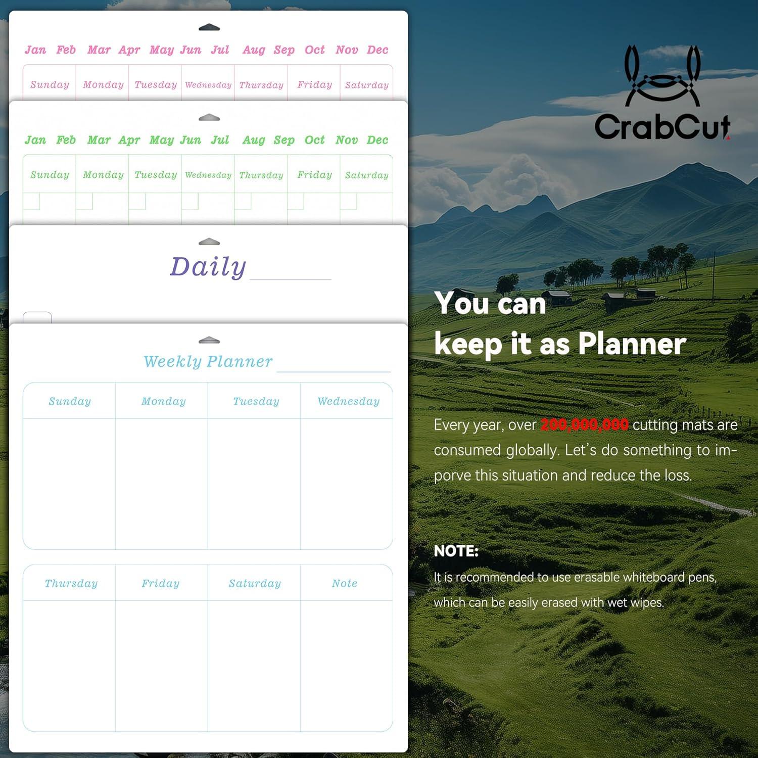 Alfombrillas de Corte 12x12cm Crabcut Verde StandardGrip 3Pack