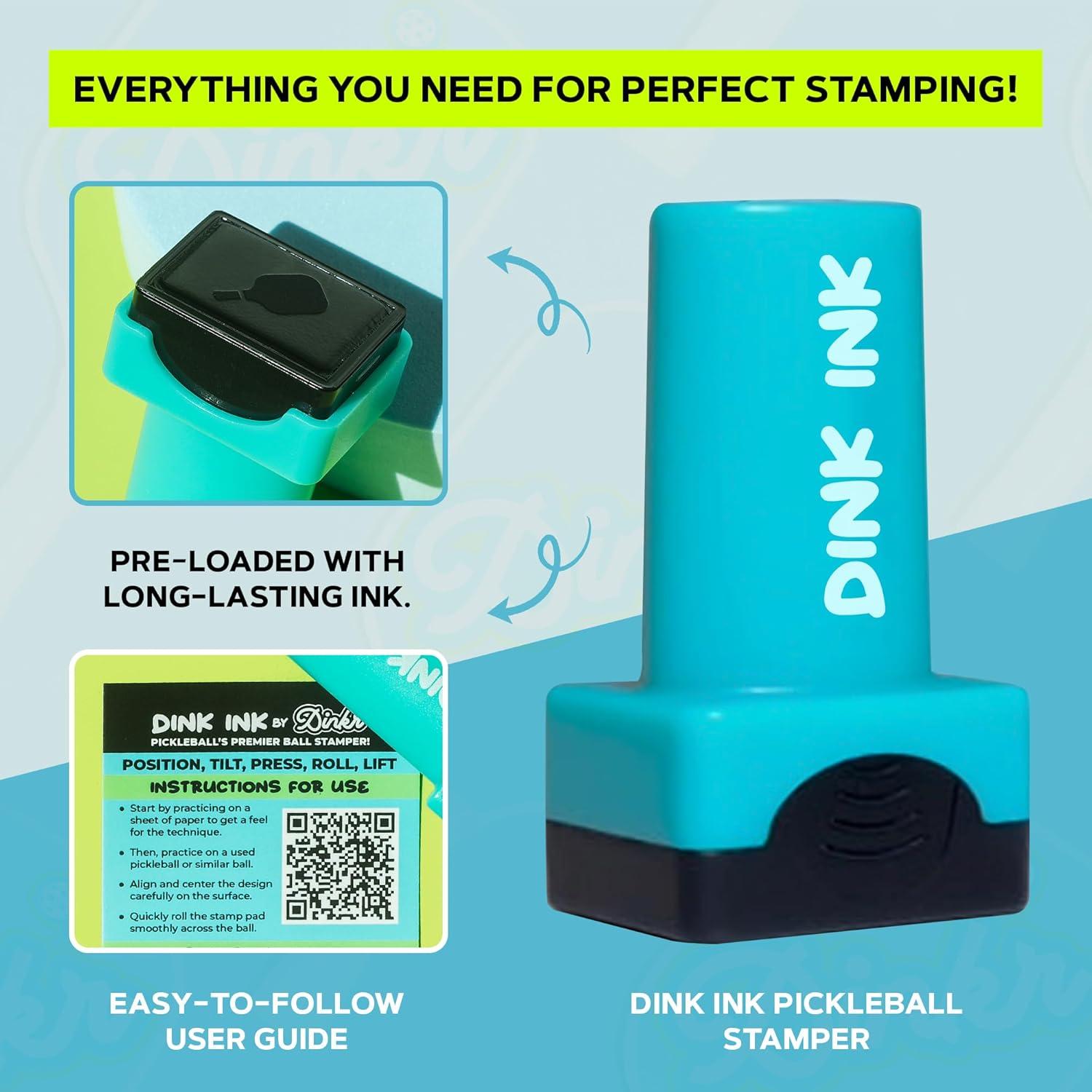 Estampador de Pickleball Dink Ink - Tinta Duradera y Fácil de Usar