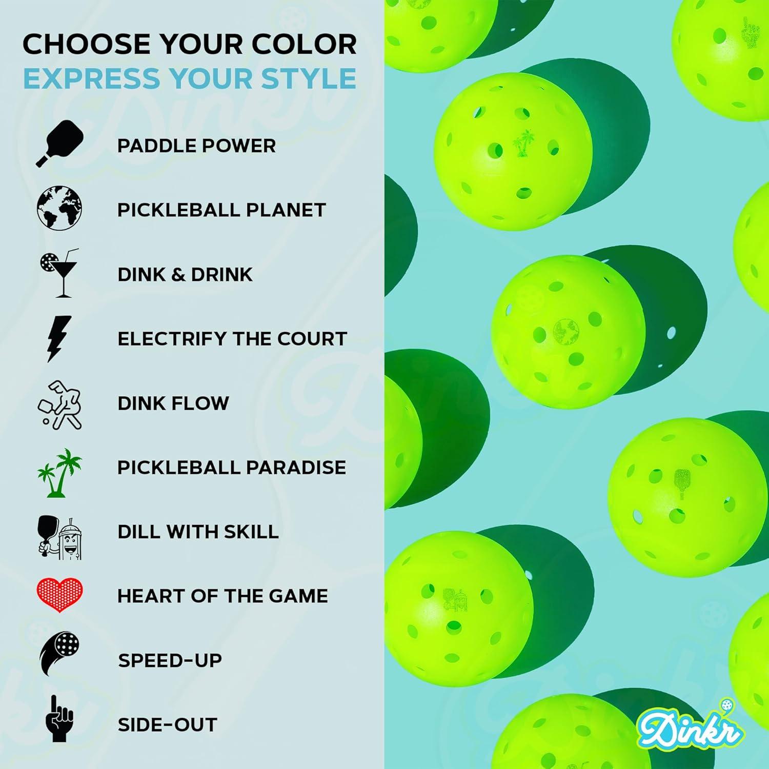 Estampador de Pickleball Dink Ink - Tinta Duradera y Fácil de Usar