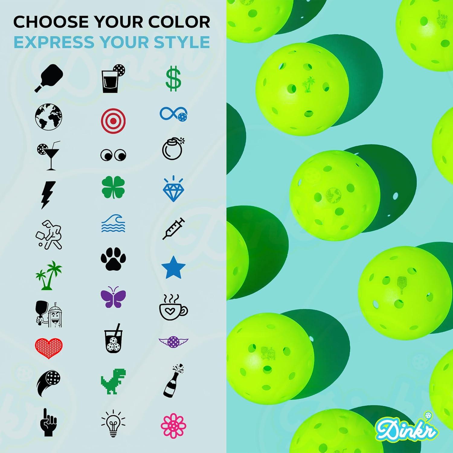 Estampador de Pickleball Dink Ink - Tinta Duradera y Fácil de Usar