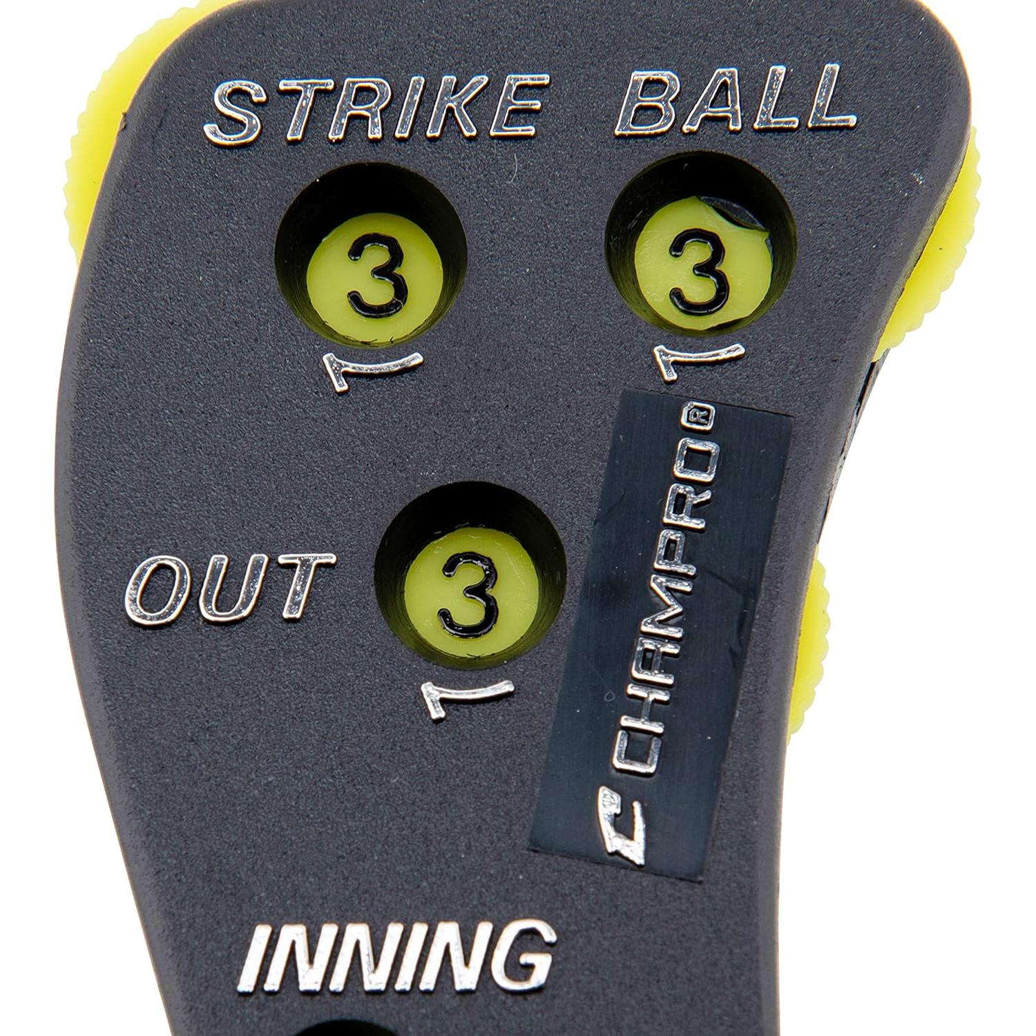 Indicador de Árbitro Champro A042P 4 Diales Amarillo Óptico