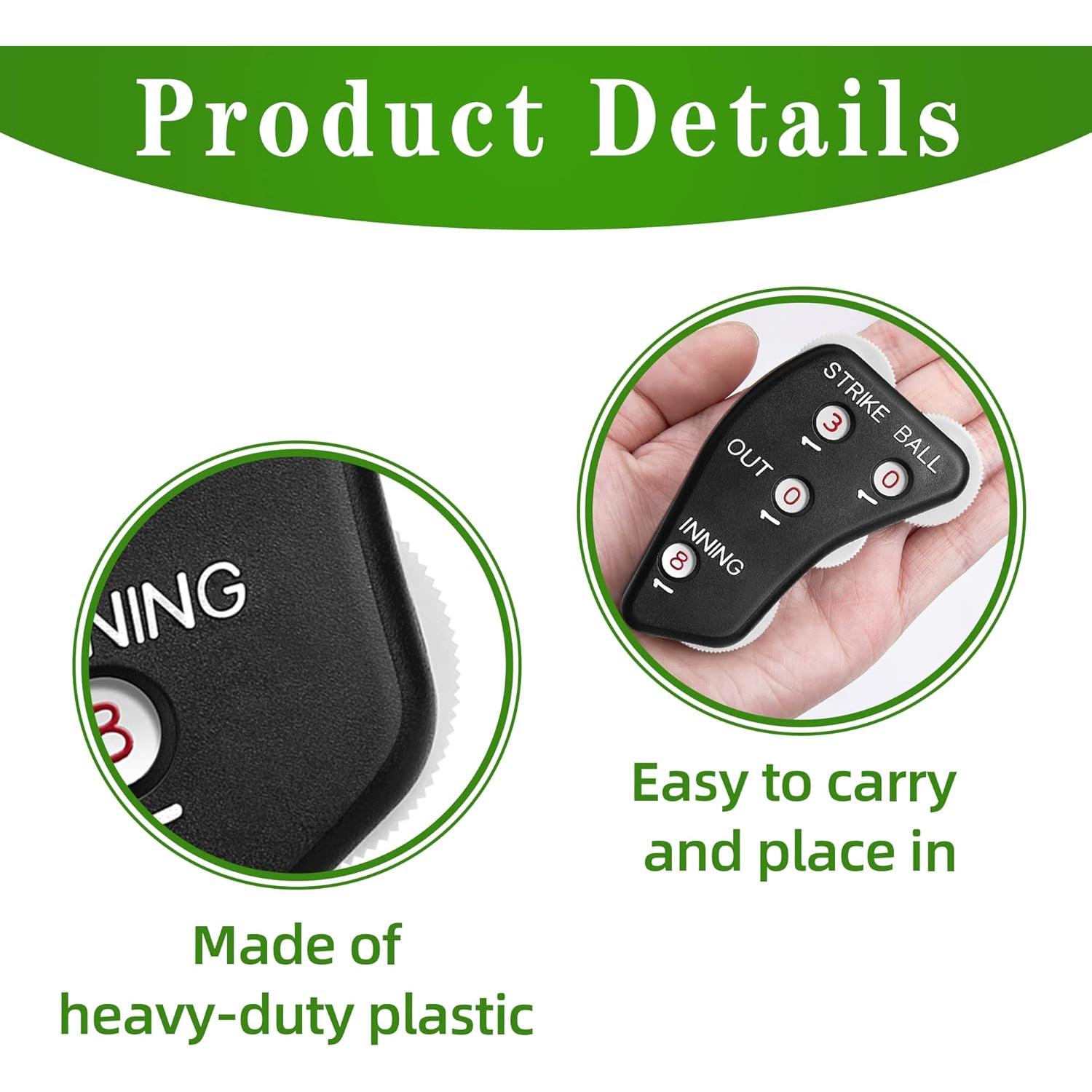 Clicker de Béisbol para Árbitro Watayo - 2 Piezas, 4 Vías