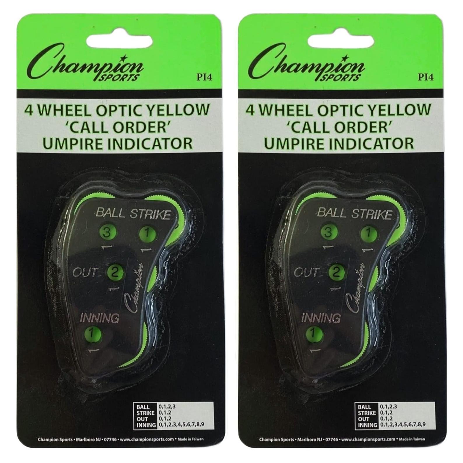 Contador Clicker de Umpire Champion 4 Ruedas para Béisbol