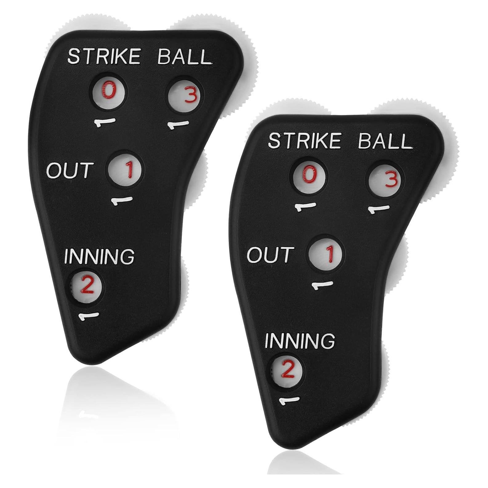 Contador Clicker de Béisbol TOYMIS 2 Piezas Negro 4 Diales