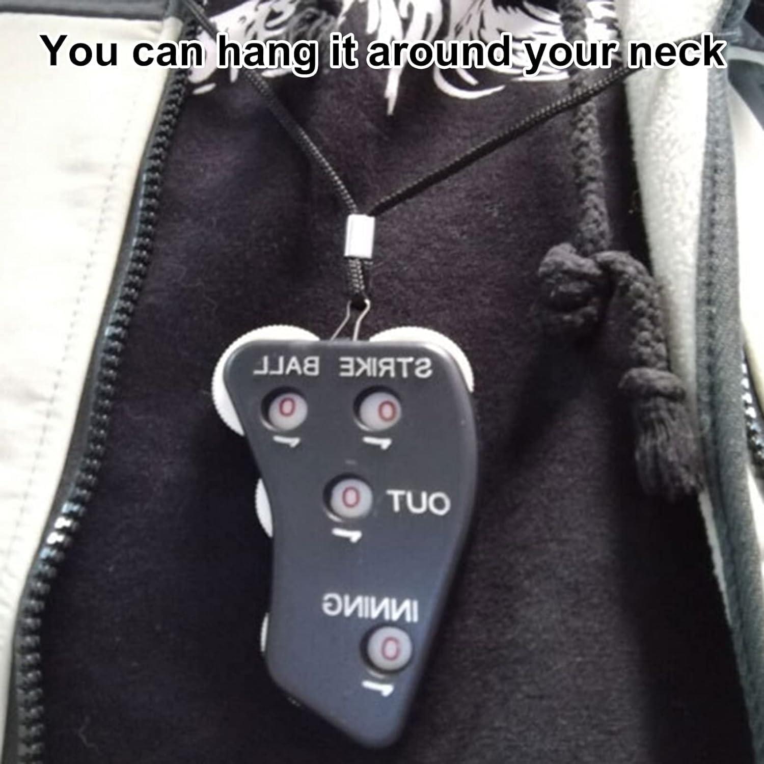 Indicador de Árbitro PurYupearl 4 Ruedas Negro para Béisbol y Softbol