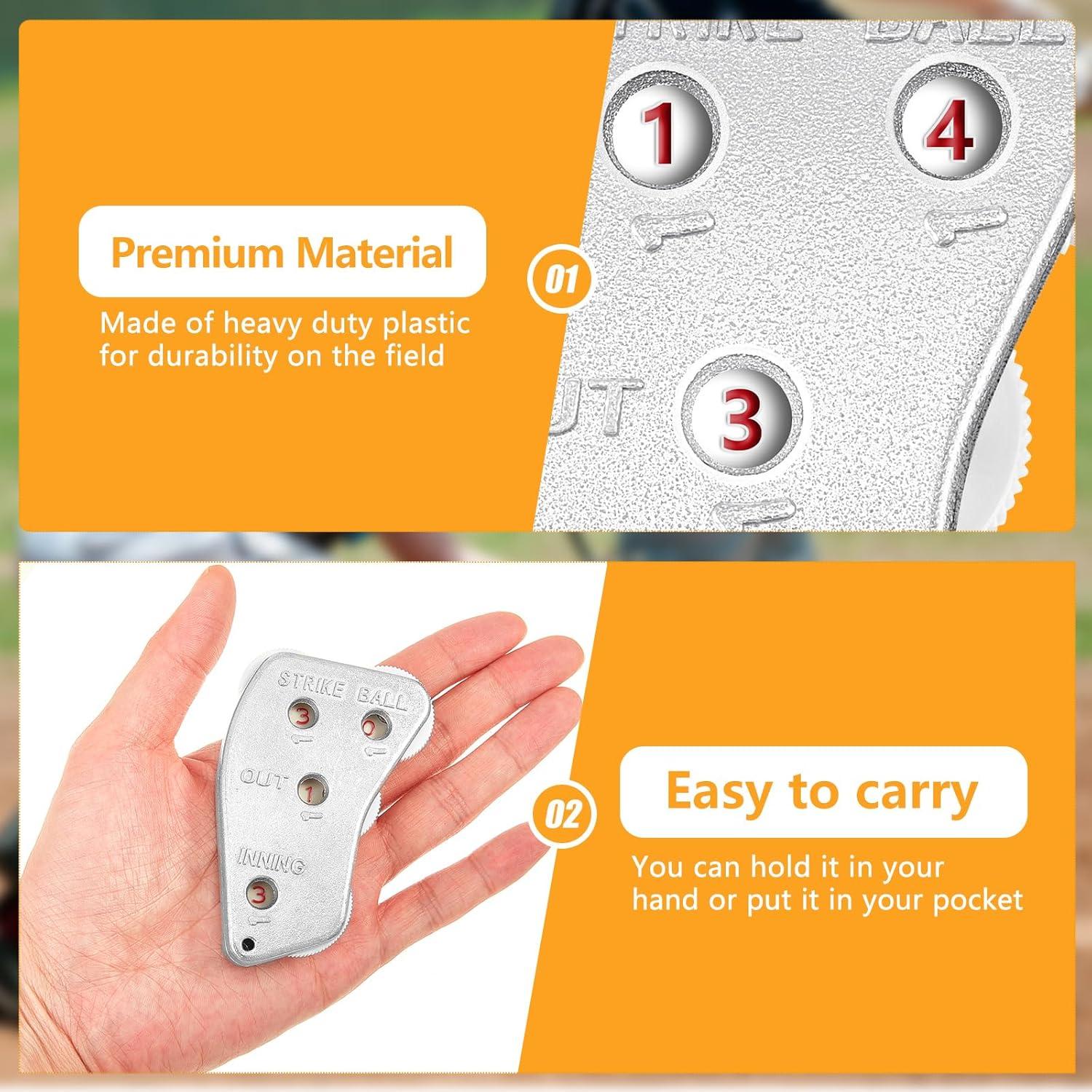 Contador de Beisbol Lenwen con 4 Ruedas - Práctico y Duradero