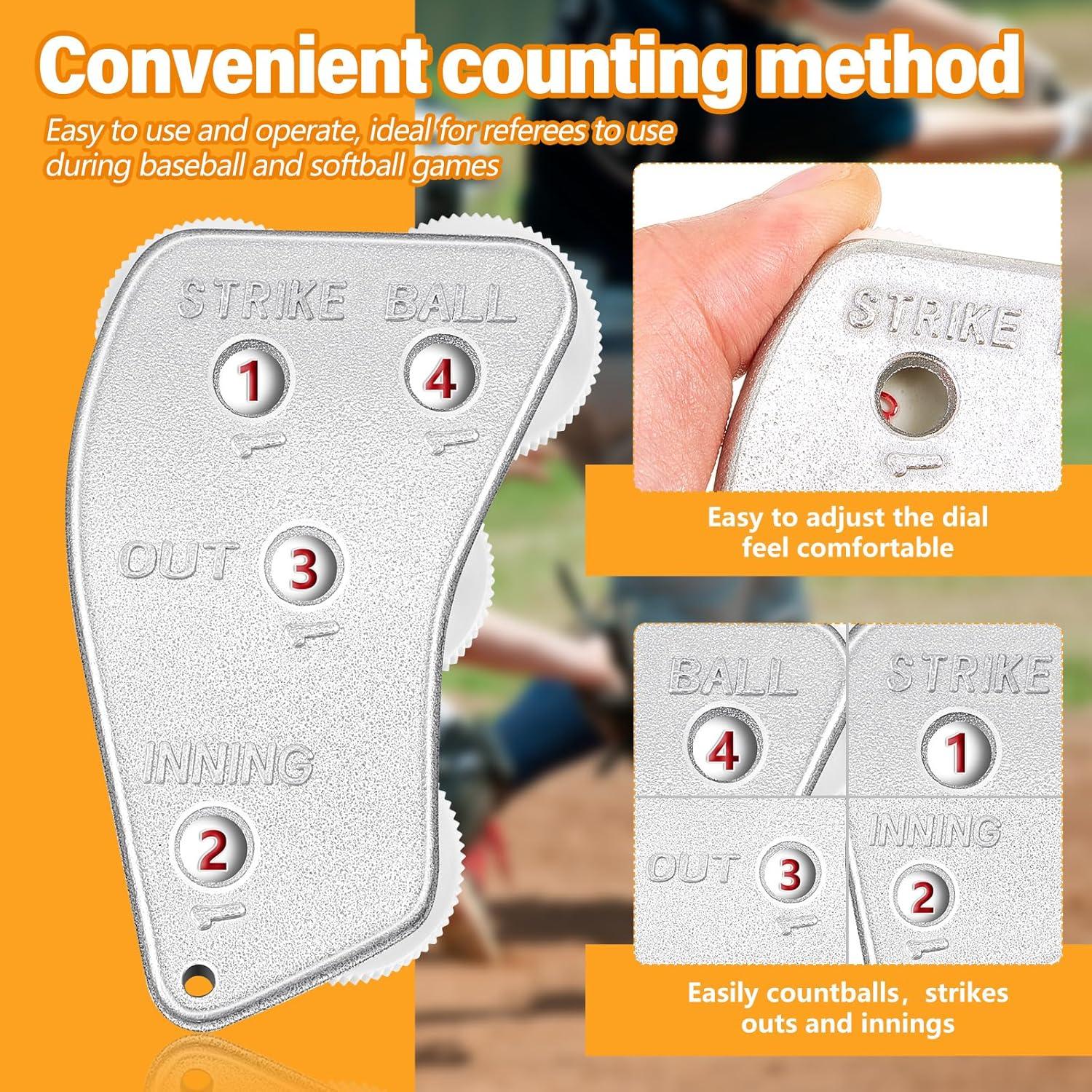 Contador de Beisbol Lenwen con 4 Ruedas - Práctico y Duradero