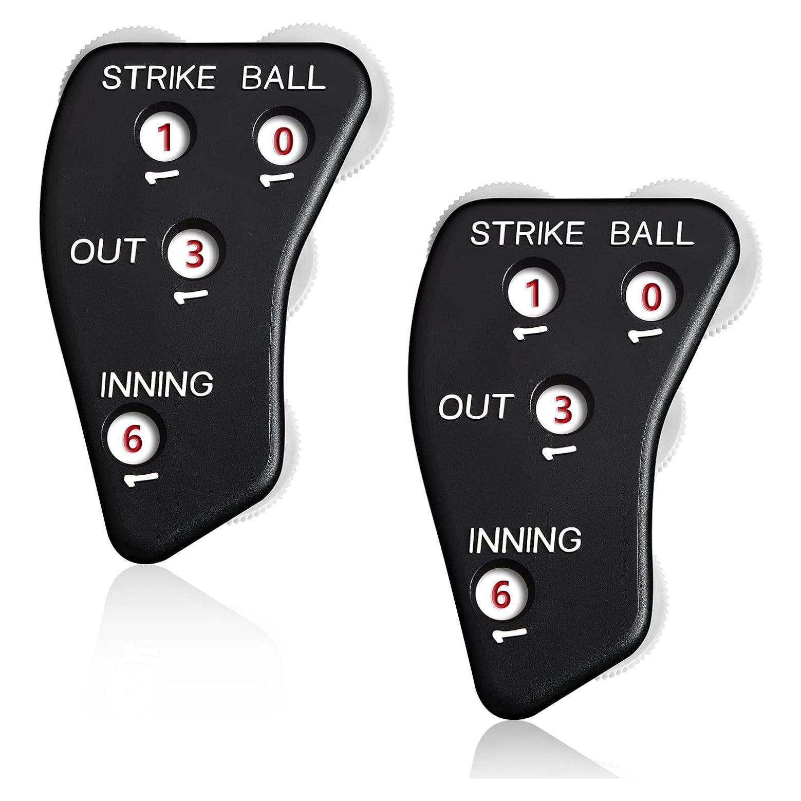 Contador de Umpire Deekin 4 Ruedas Clicker Negro para Béisbol