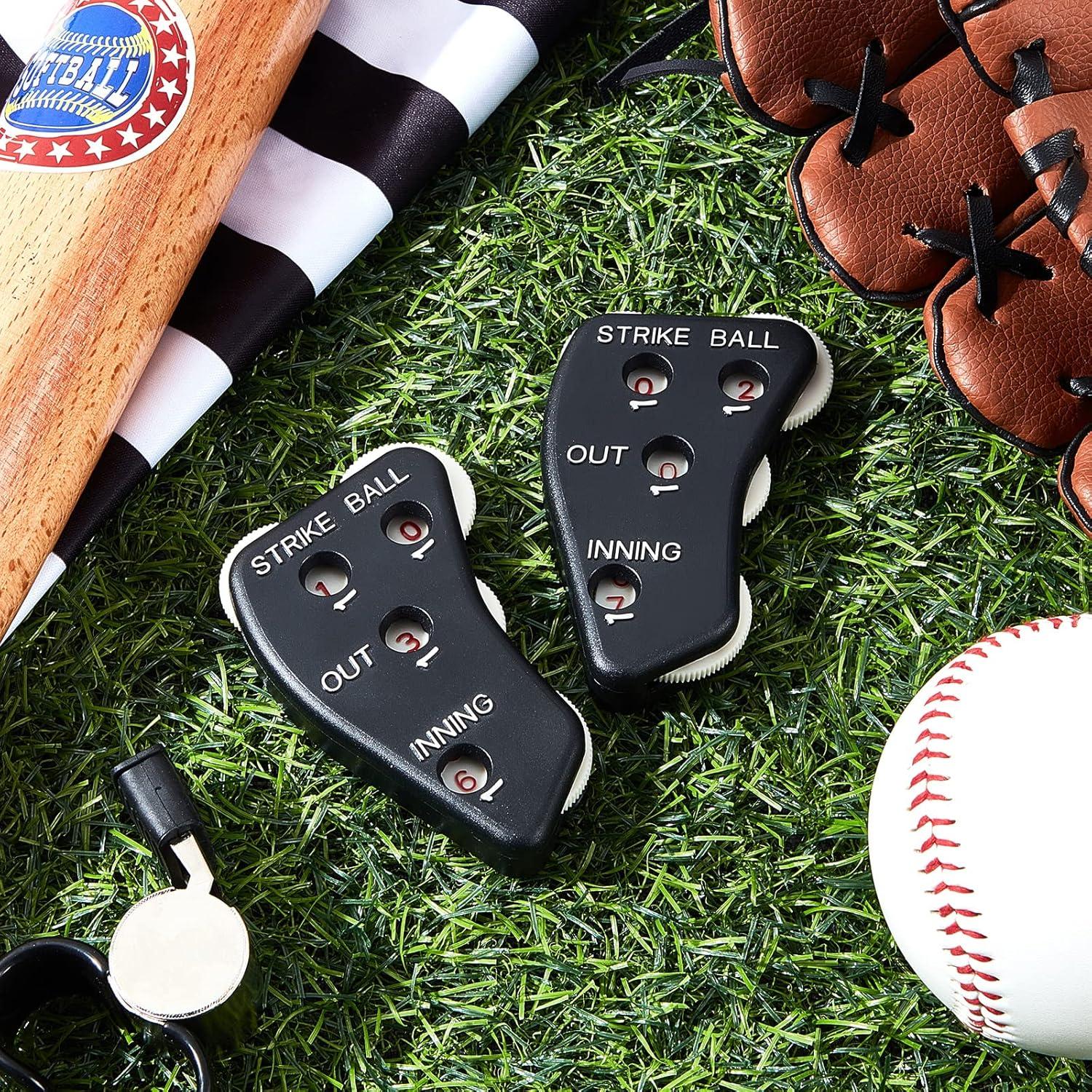 Contador de Umpire Deekin 4 Ruedas Clicker Negro para Béisbol