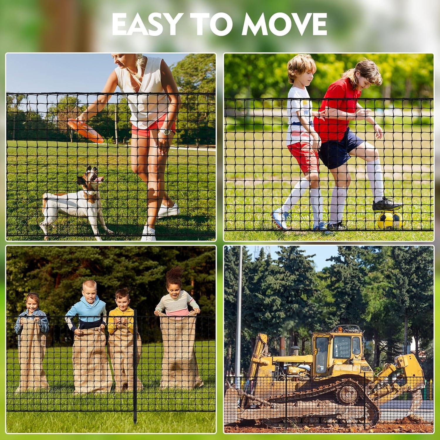 Red de Detención de Pelotas GliCraft 20m x 1m para Patio