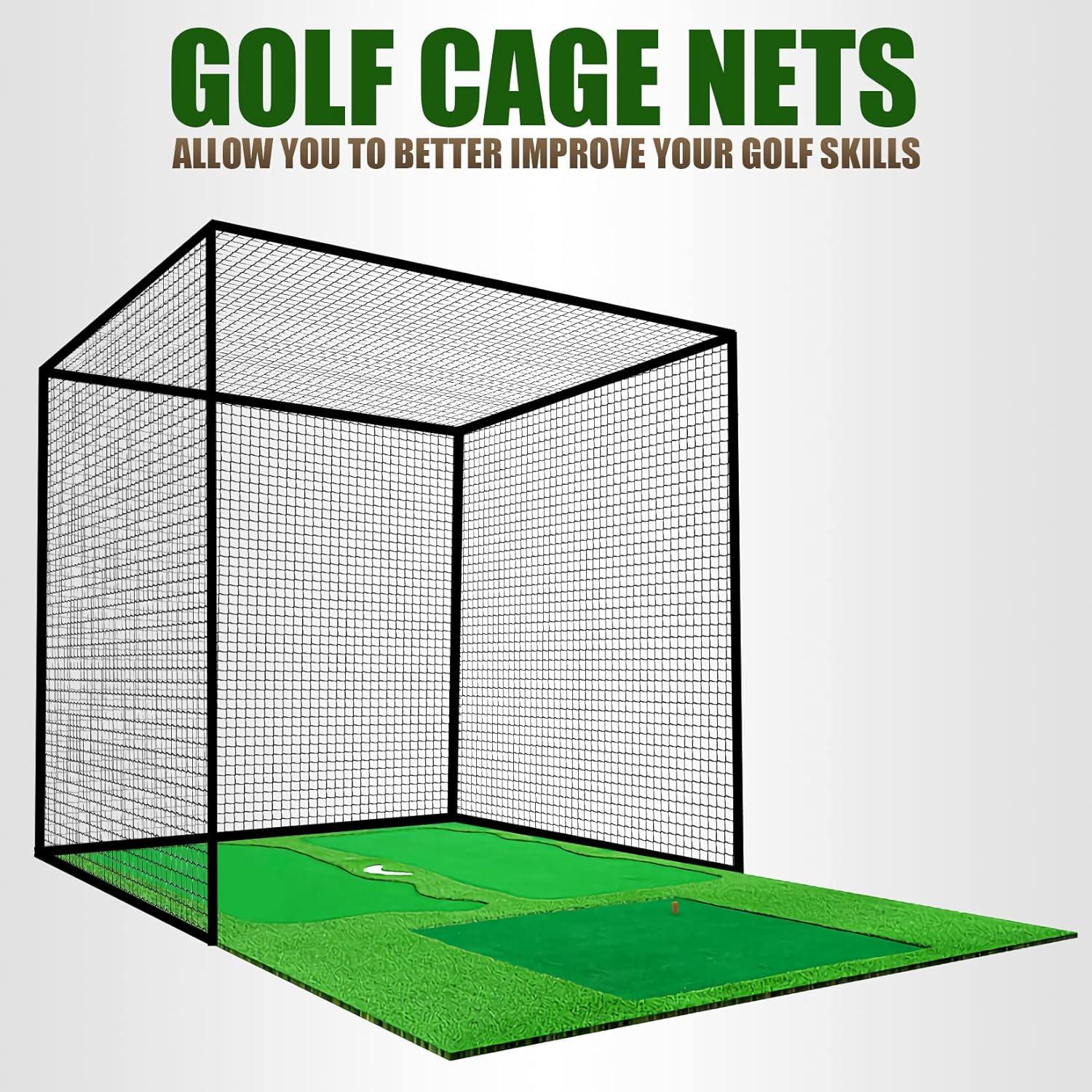 Red de Práctica de Golf ORIENGEAR 3x3m con Mosquetones