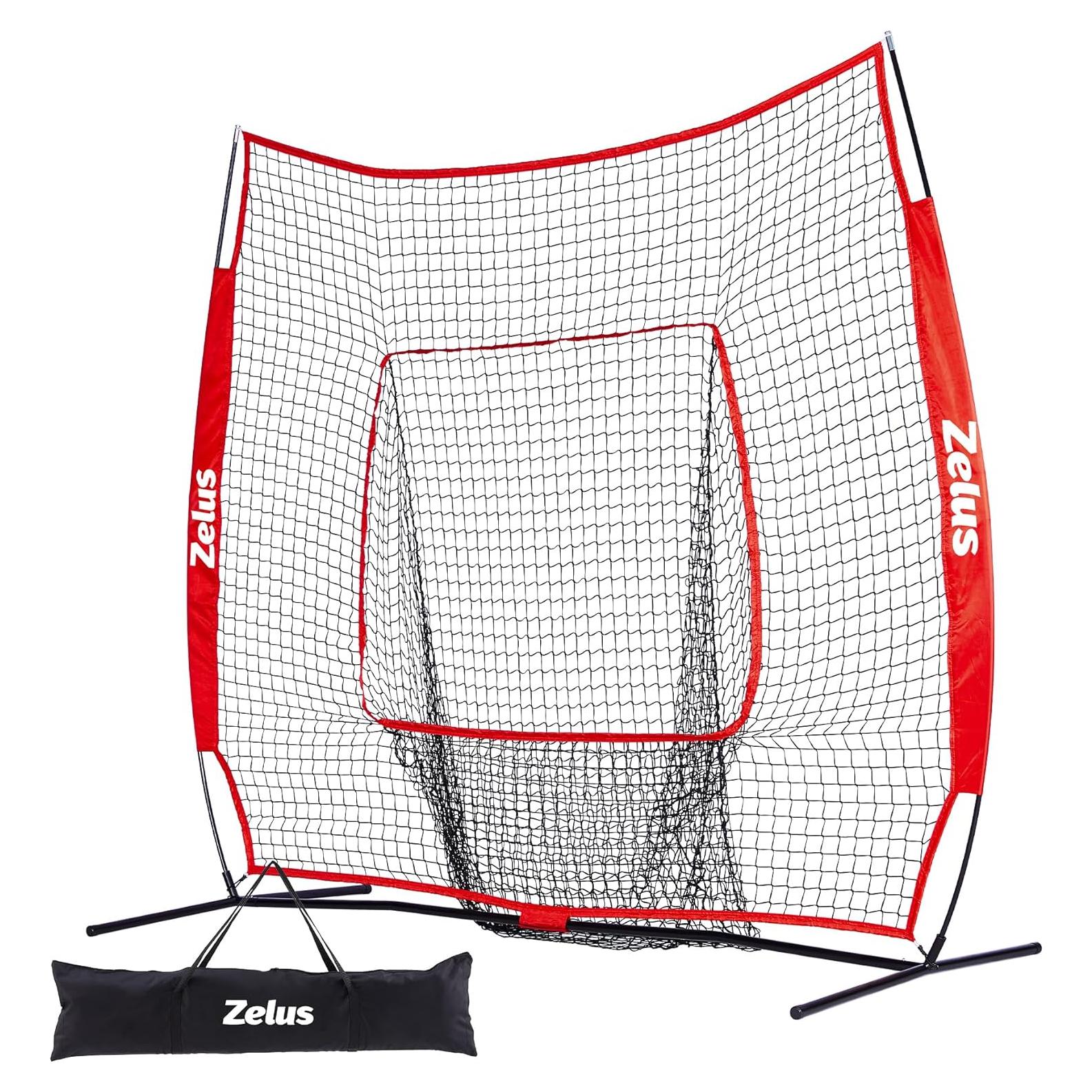 Red de Béisbol ZELUS 2.13x2.13m con Bolsa de Transporte