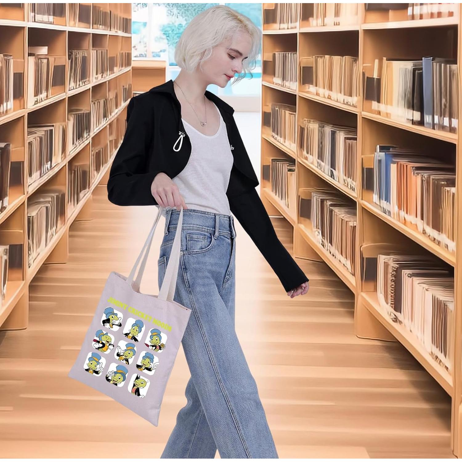 Bolsa de Lona Jiminy Cricket G2TUP 39x35cm Resistente al Agua