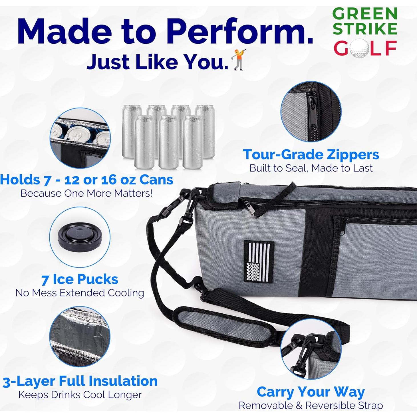 Manga Aislante WOLVIO para 9 Latas de Cerveza Golf 0.34L