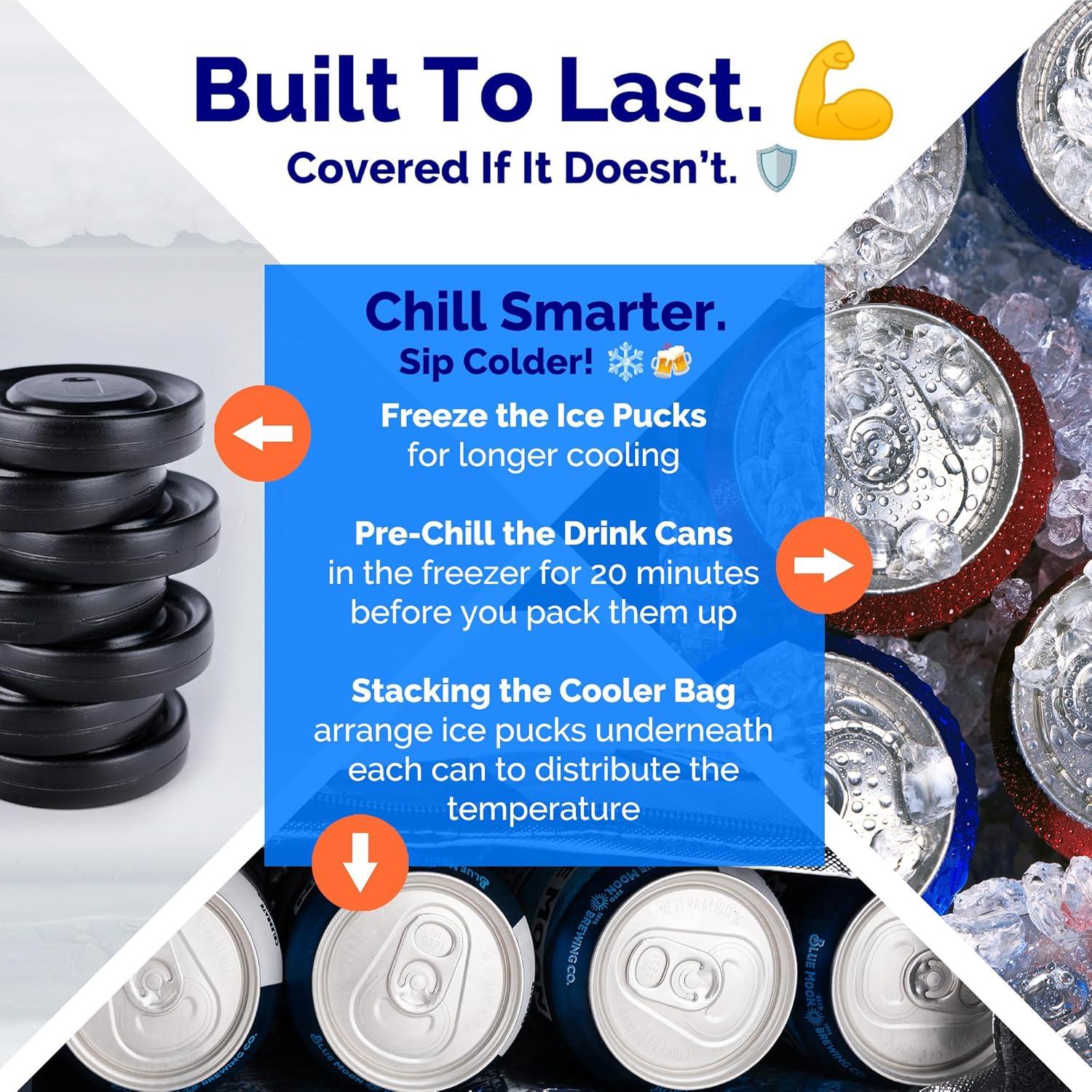 Manga Aislante WOLVIO para 9 Latas de Cerveza Golf 0.34L