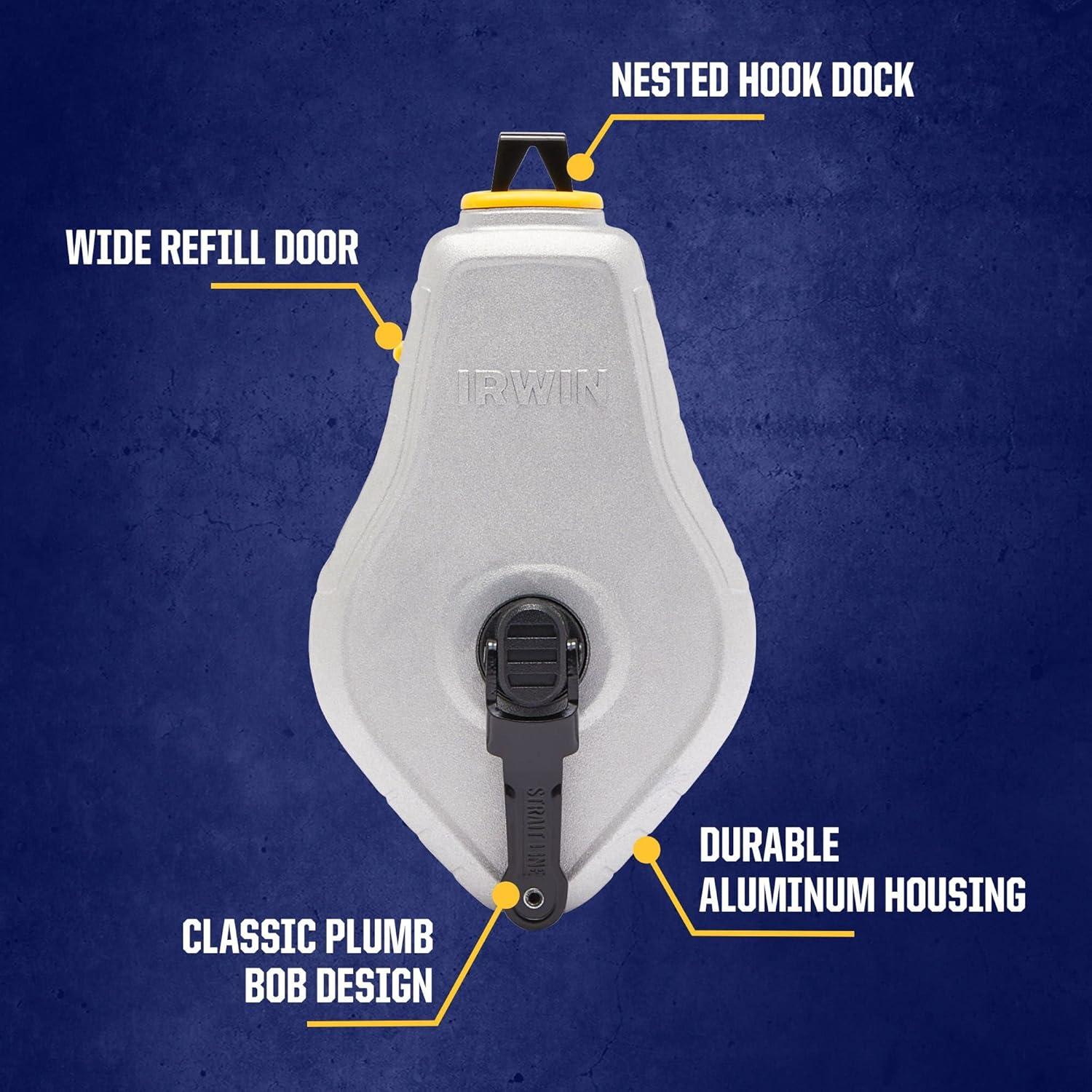 Carrete de Tiza IRWIN Strait-Line 30.48m Azul IWHT48441BC