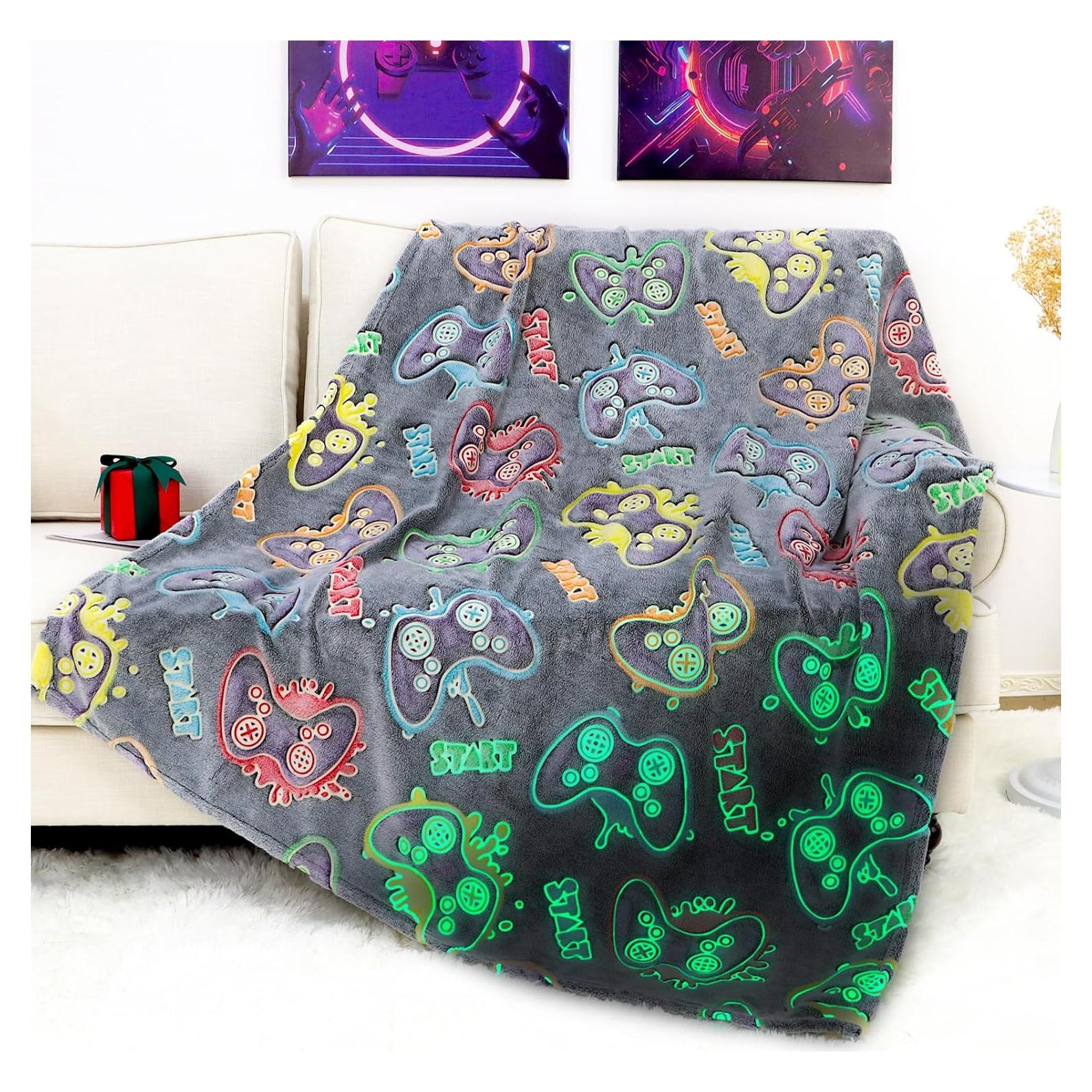 Manta de Juego que Brilla en la Oscuridad OHOIT 127x152cm