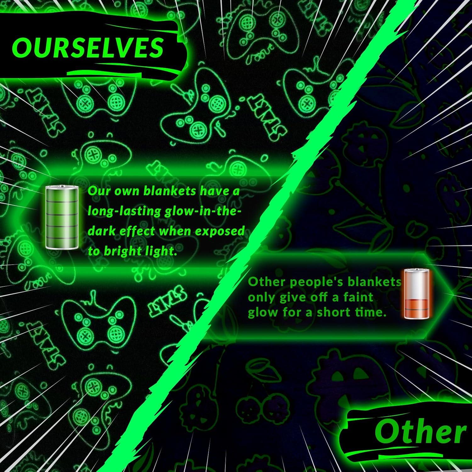 Manta de Juego que Brilla en la Oscuridad OHOIT 127x152cm