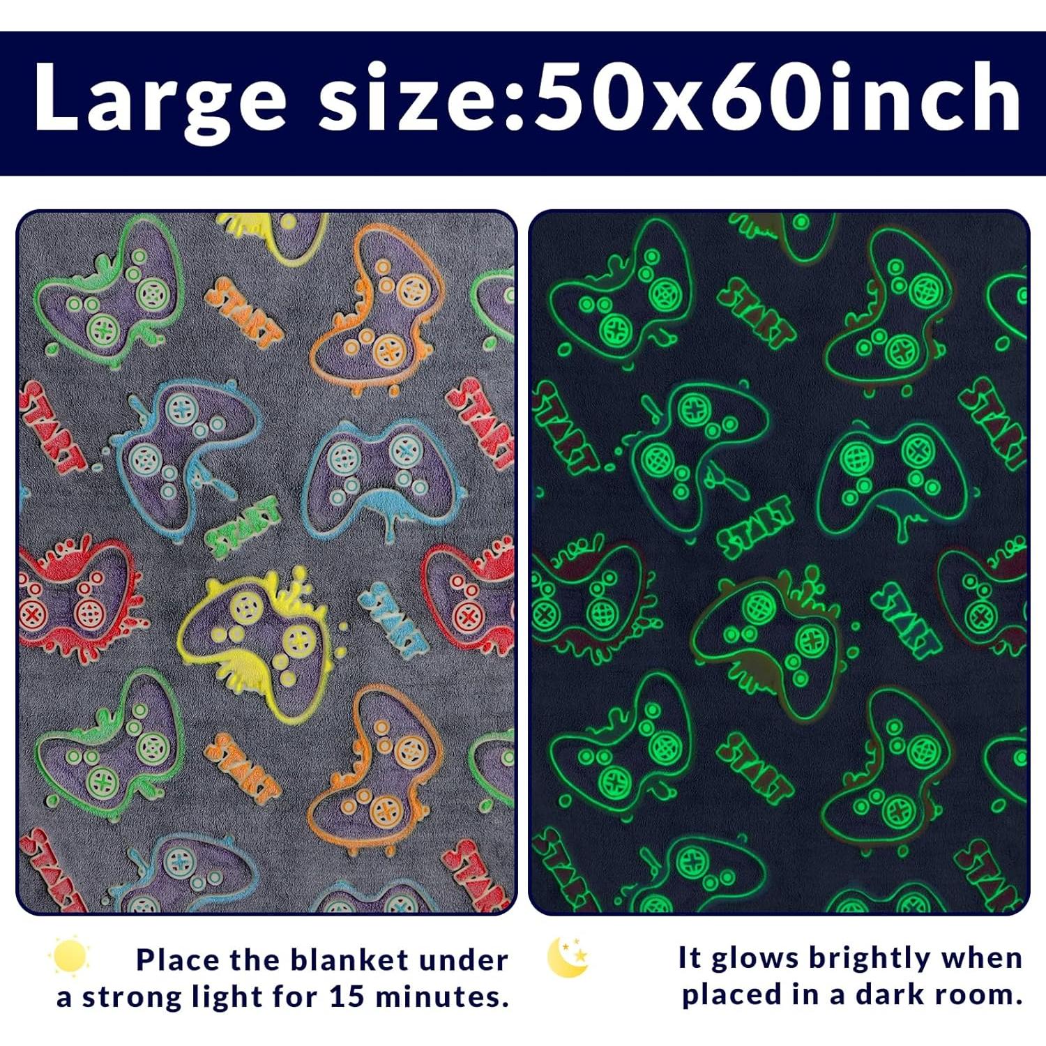 Manta de Juego que Brilla en la Oscuridad OHOIT 127x152cm