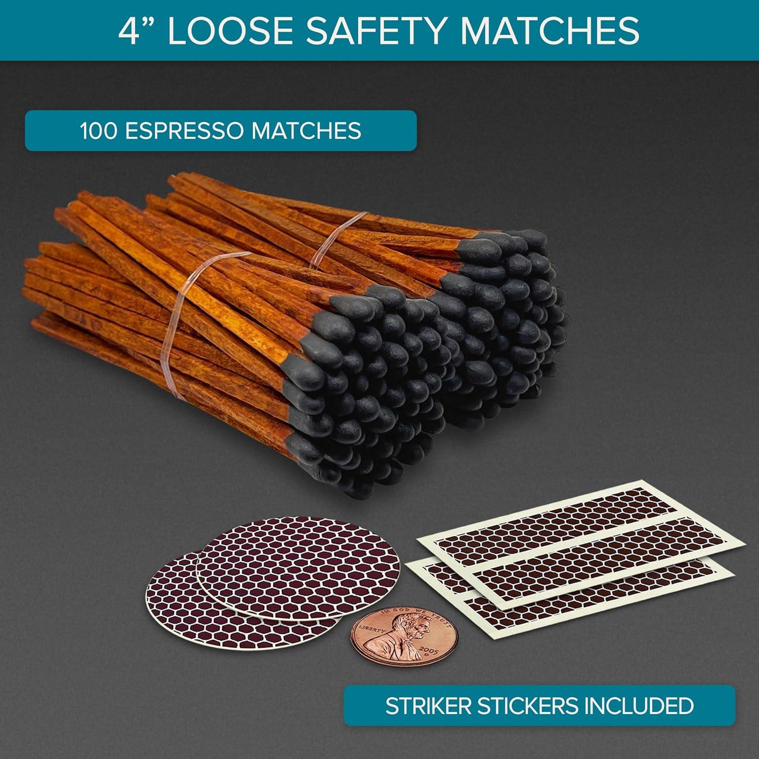 Cerillas de Seguridad 100 Unidades Thankful Greetings 10 cm