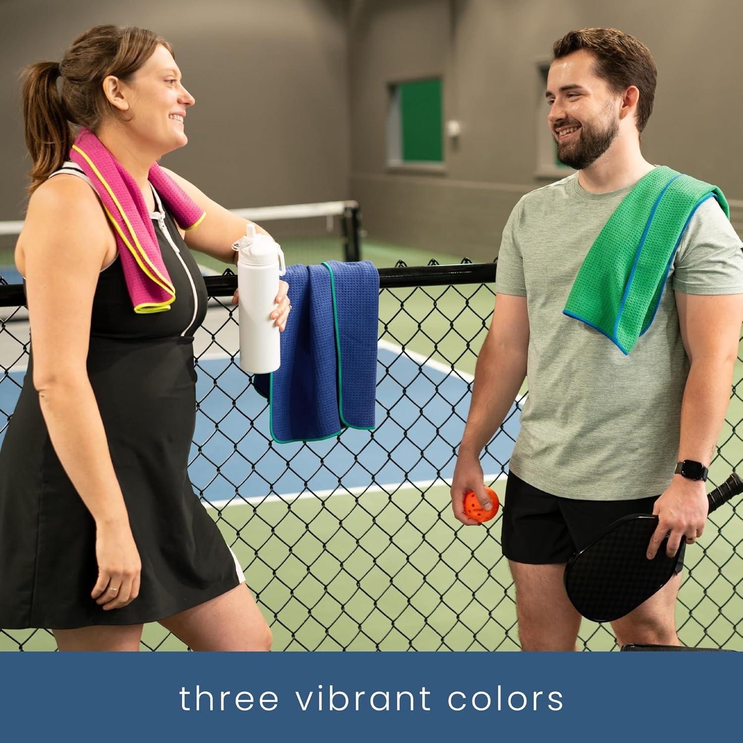 Toallas de Microfibra S&T INC. para Pickleball - Paquete de 3