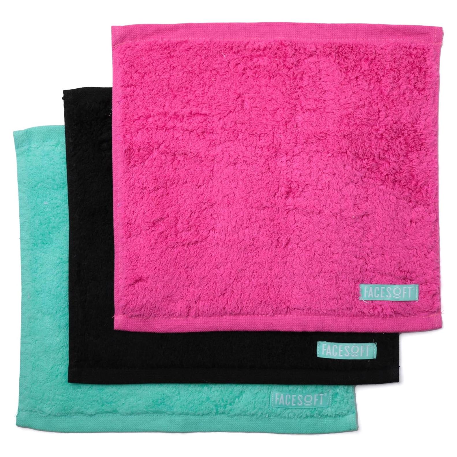 Toallas de Gimnasio Ecológicas FACESOFT 3 Piezas Algodón 100%
