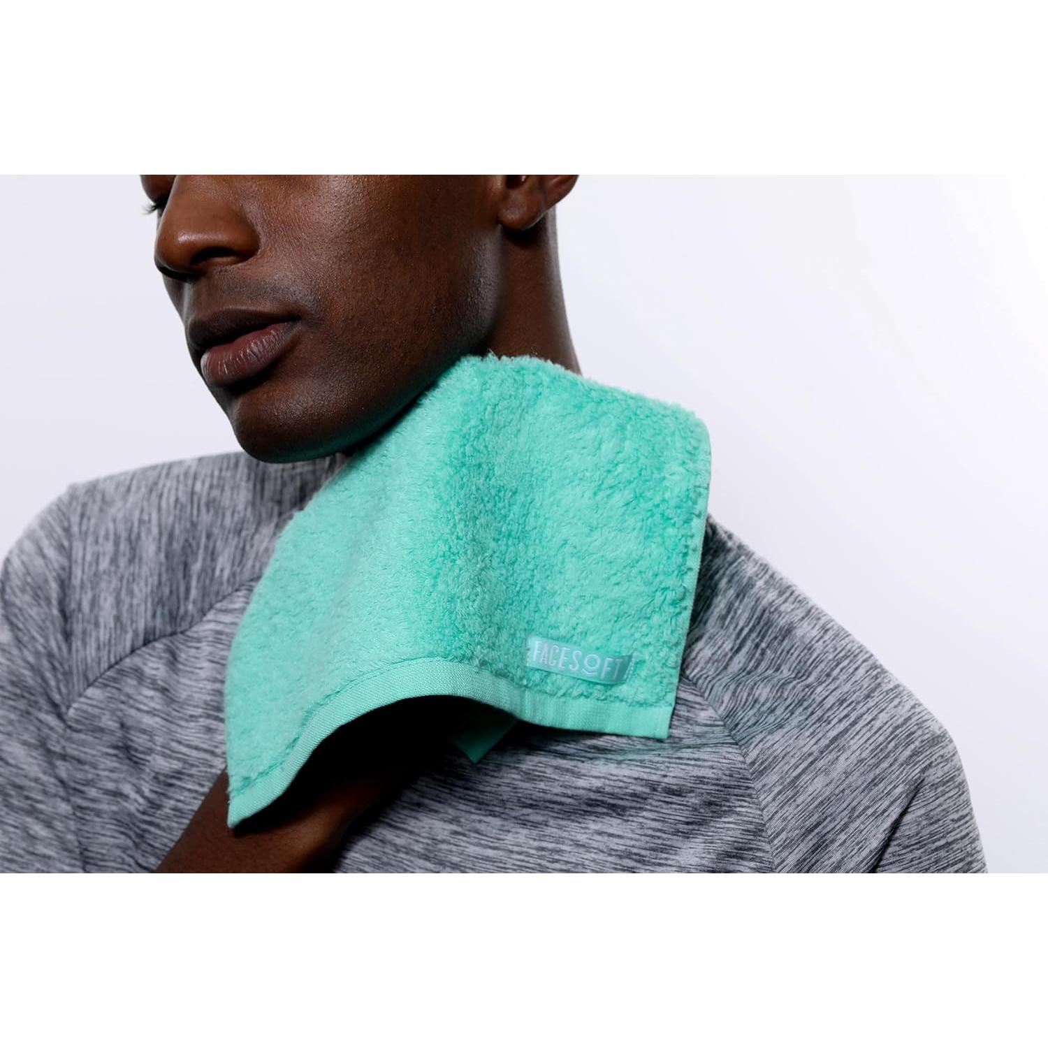 Toallas de Gimnasio Ecológicas FACESOFT 3 Piezas Algodón 100%