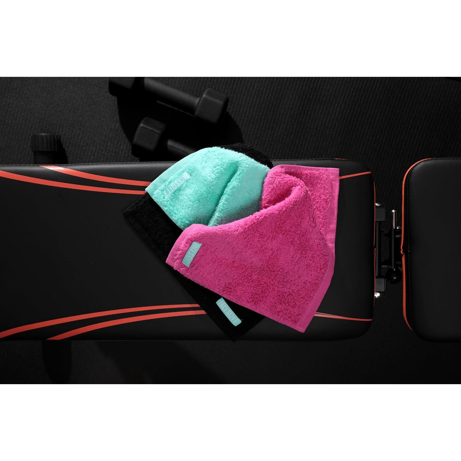 Toallas de Gimnasio Ecológicas FACESOFT 3 Piezas Algodón 100%