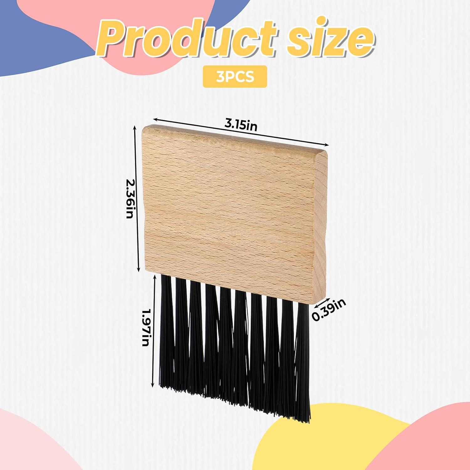 Juego de 3 Cepillos de Árbitro Exircy con Mango de Madera