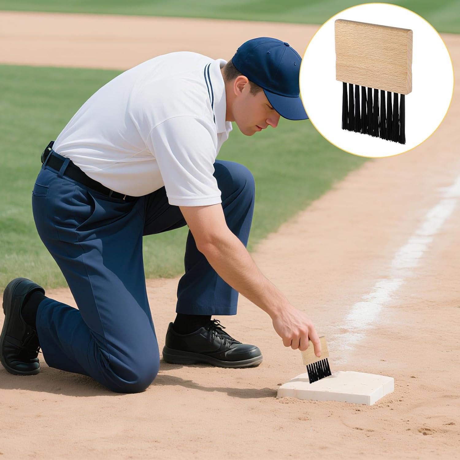 Juego de 3 Cepillos de Árbitro Exircy con Mango de Madera