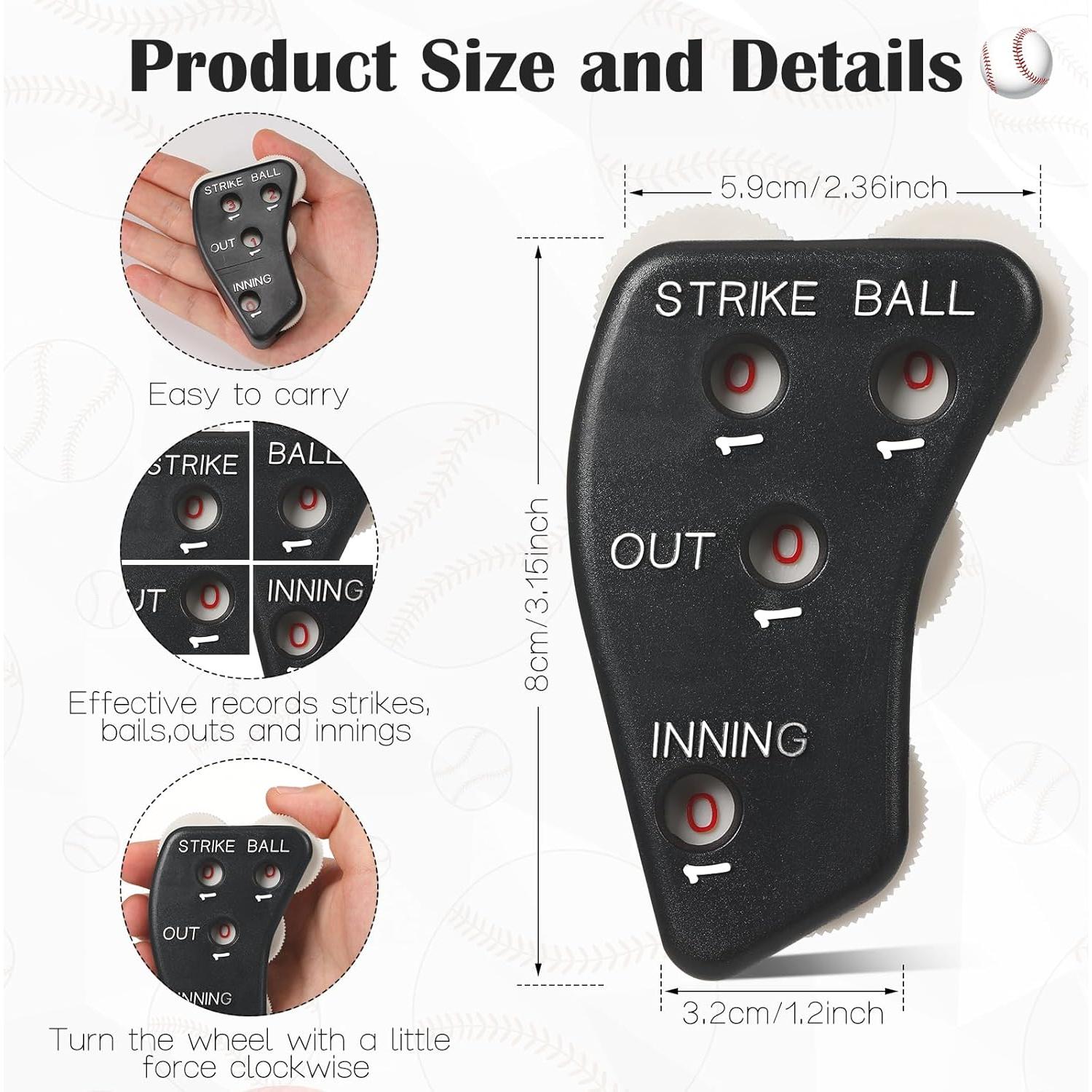 Paquete de 2 Indicadores de Umpire Jenaai para Béisbol y Softbol