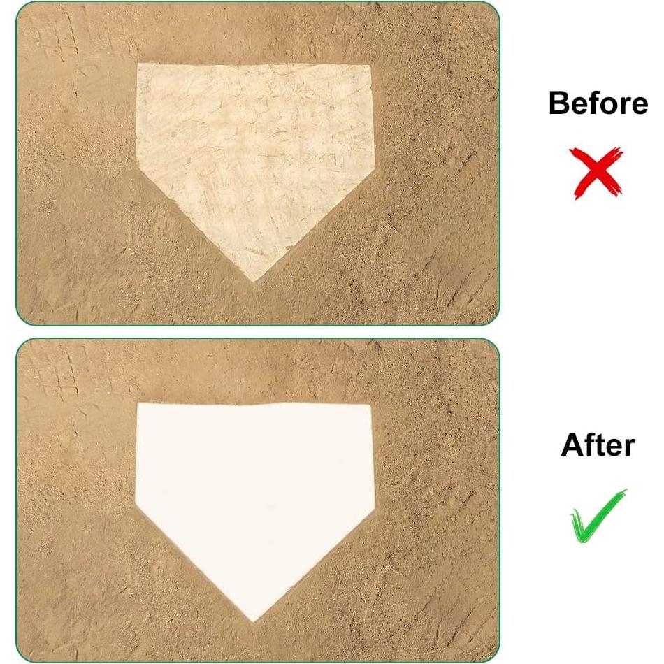 Juego de 3 cepillos de limpieza DELORIGIN para béisbol 121x115mm