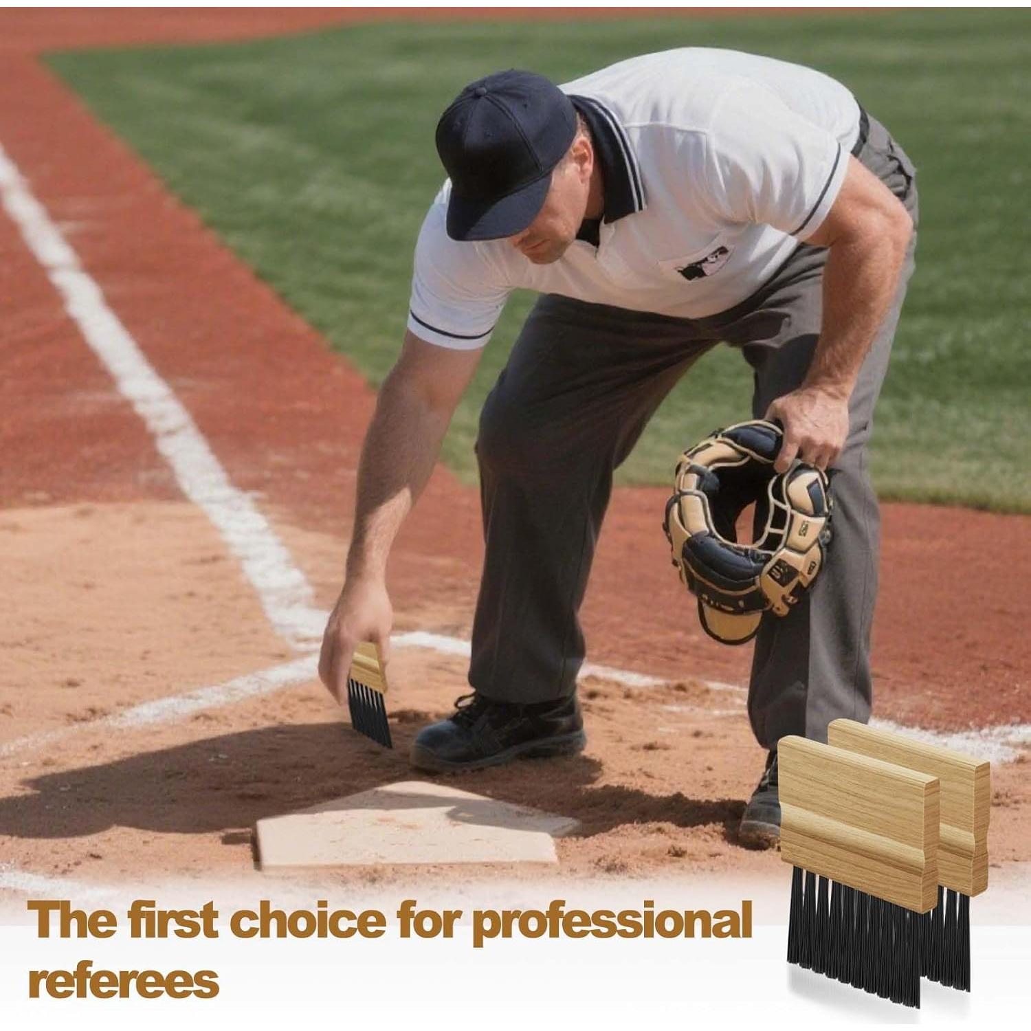 Cepillo de Árbitro GRSECPO - Mango de Madera y Bolsa Portadora