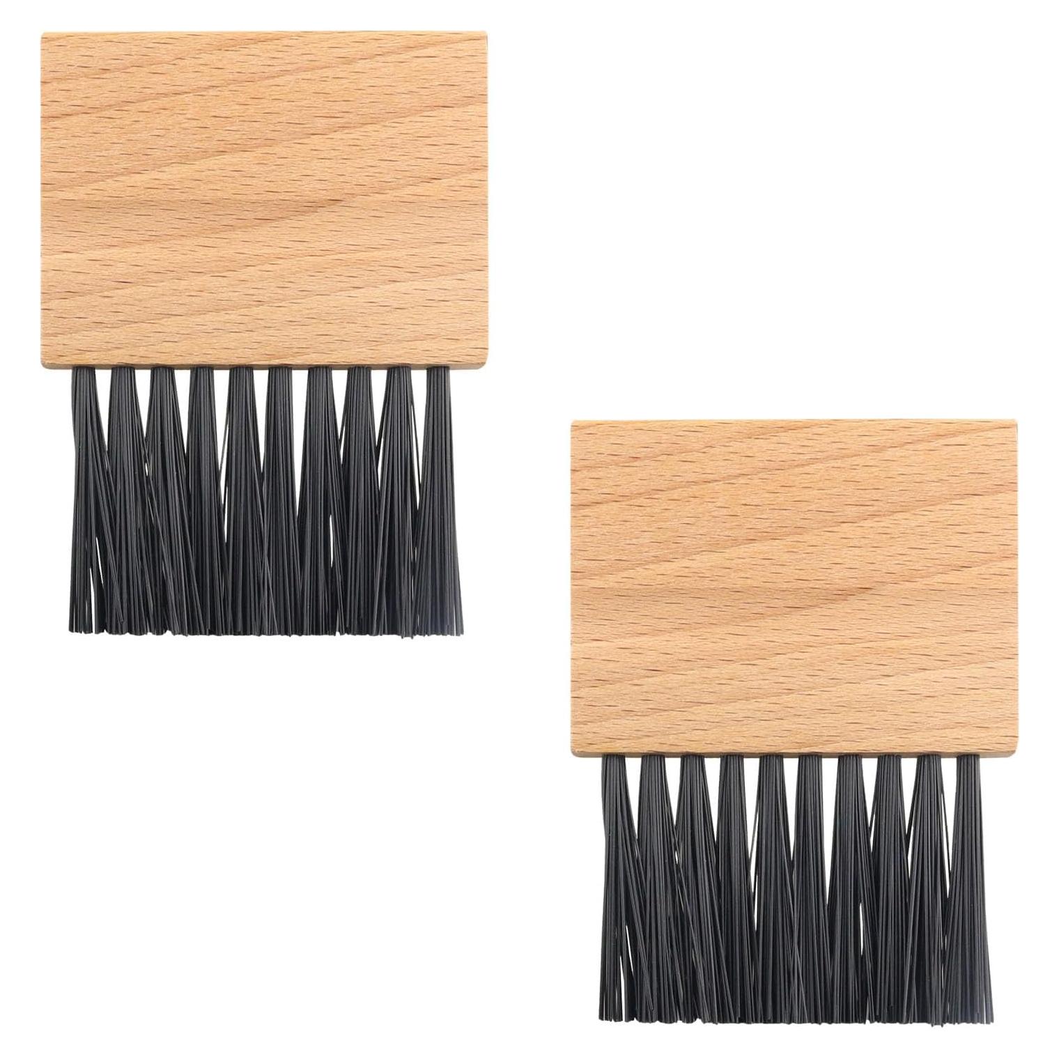 2 Cepillos de Árbitro WHYHKJ con Mango de Madera 11x8 cm