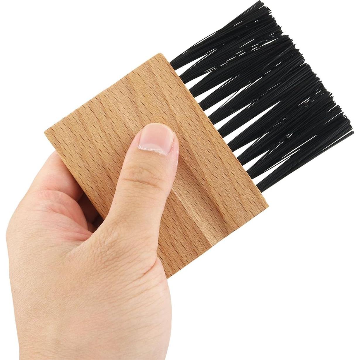 2 Cepillos de Árbitro WHYHKJ con Mango de Madera 11x8 cm