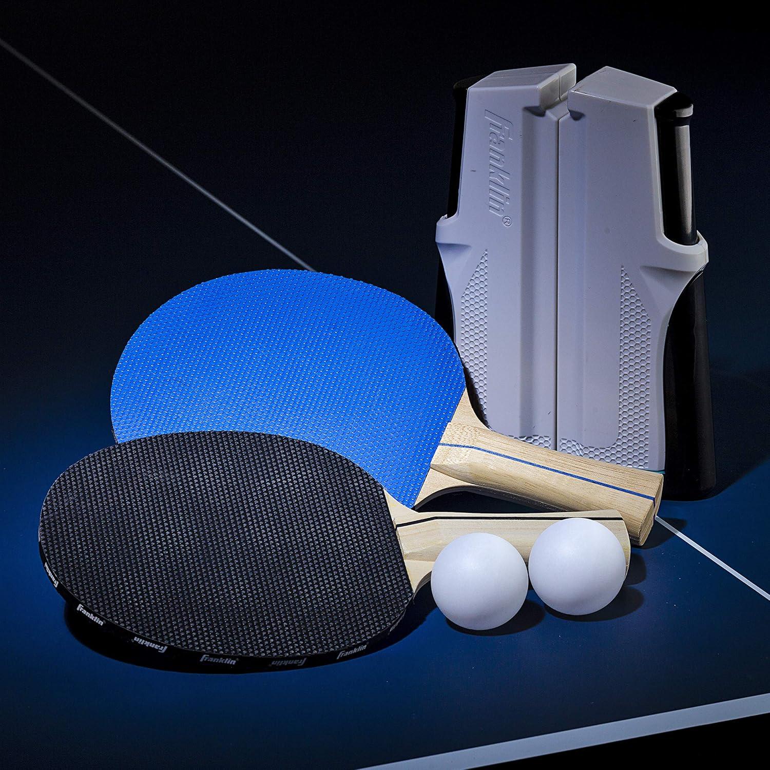 Conjunto de Ping Pong Portátil Franklin Sports - Incluye 2 Palas y Red