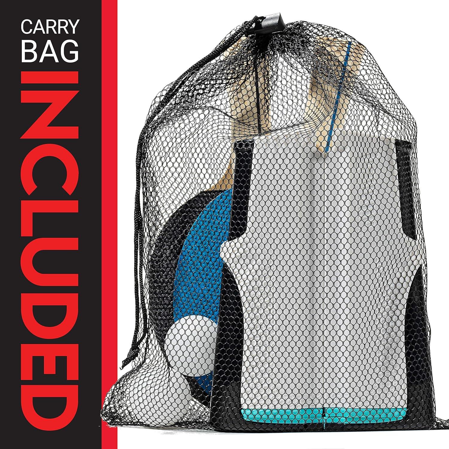 Conjunto de Ping Pong Portátil Franklin Sports - Incluye 2 Palas y Red